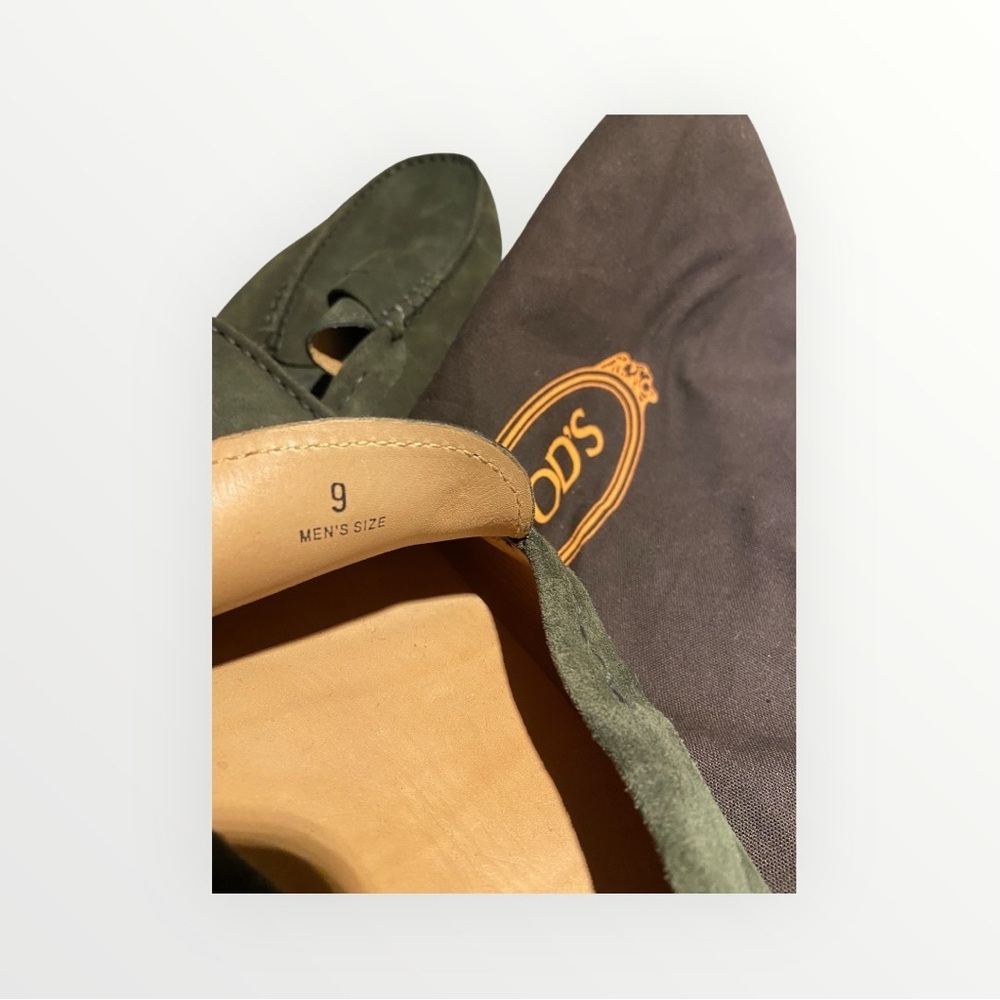 Tod’s Gommino Suede Driving Loafers | Men’s 9 | Made in Italy | New - Picture 7 of 8